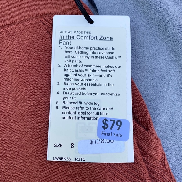 Lululemon in the comfort zone pant - Picture 4 of 4